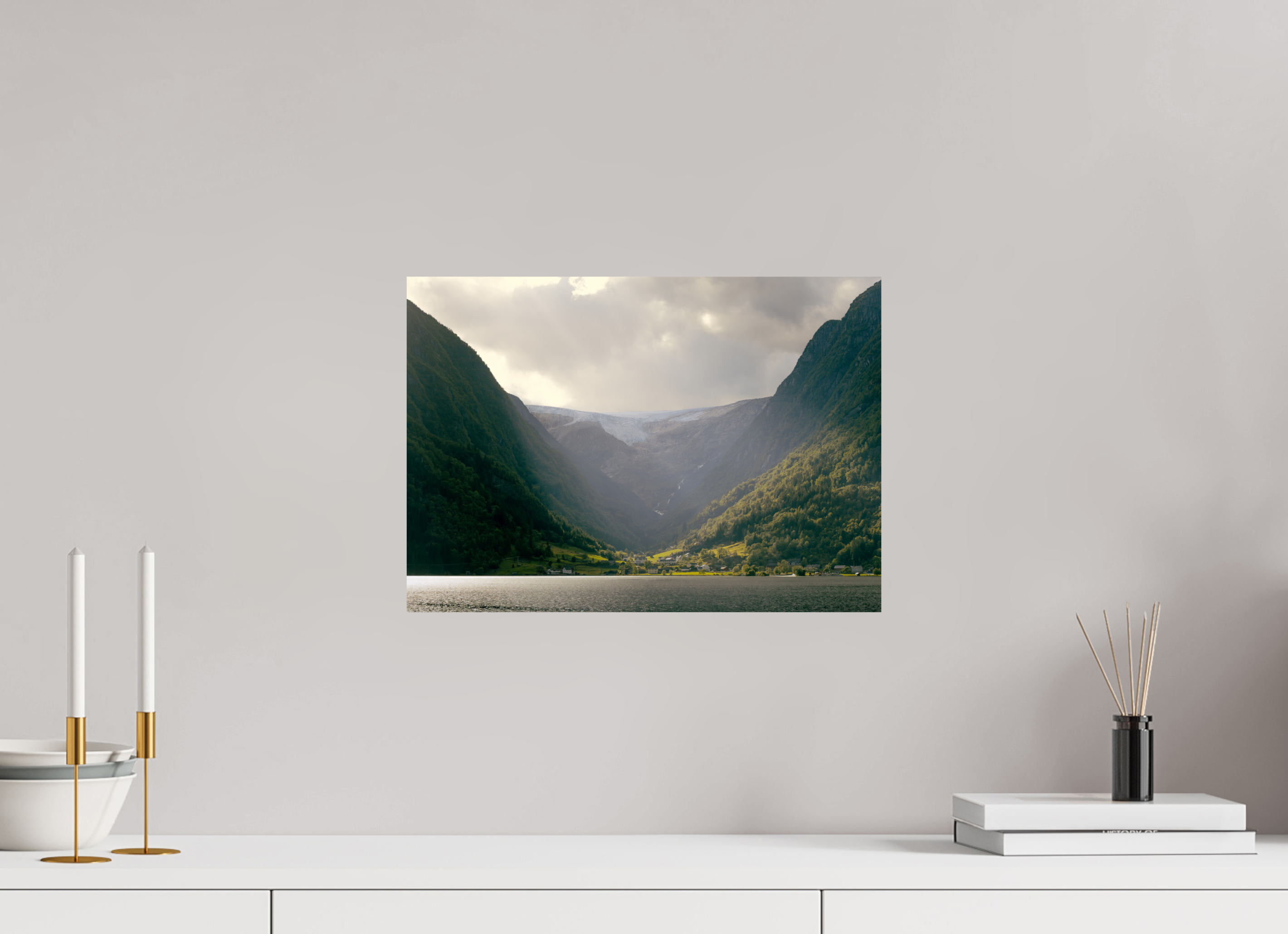 ISO A3 (42 x 29,7 cm), Photo Print On Fuji Crystal DP II From Glacier To Fjord