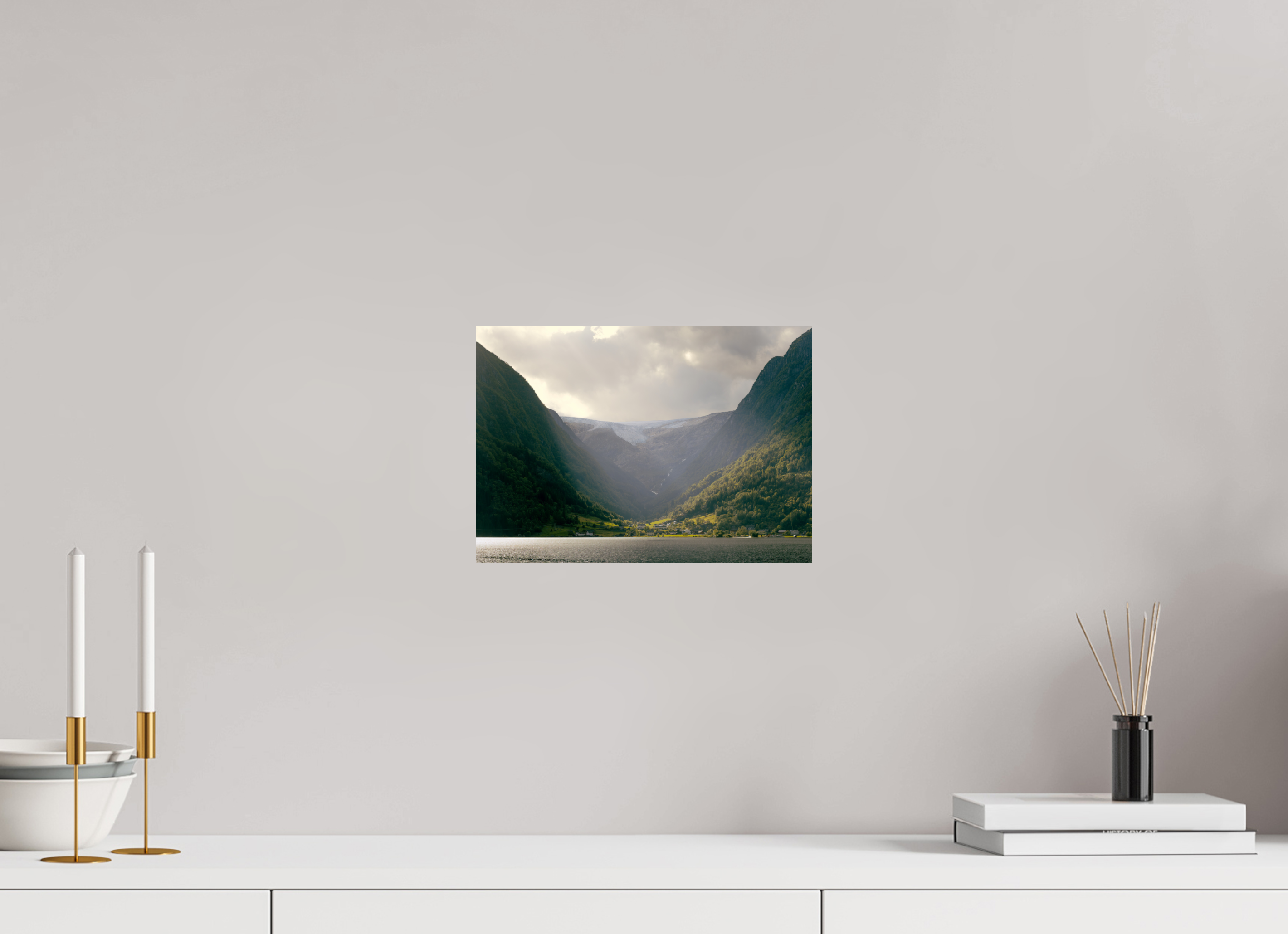 ISO A4 (29,7 x 21 cm), Photo Print On Fuji Crystal DP II From Glacier To Fjord