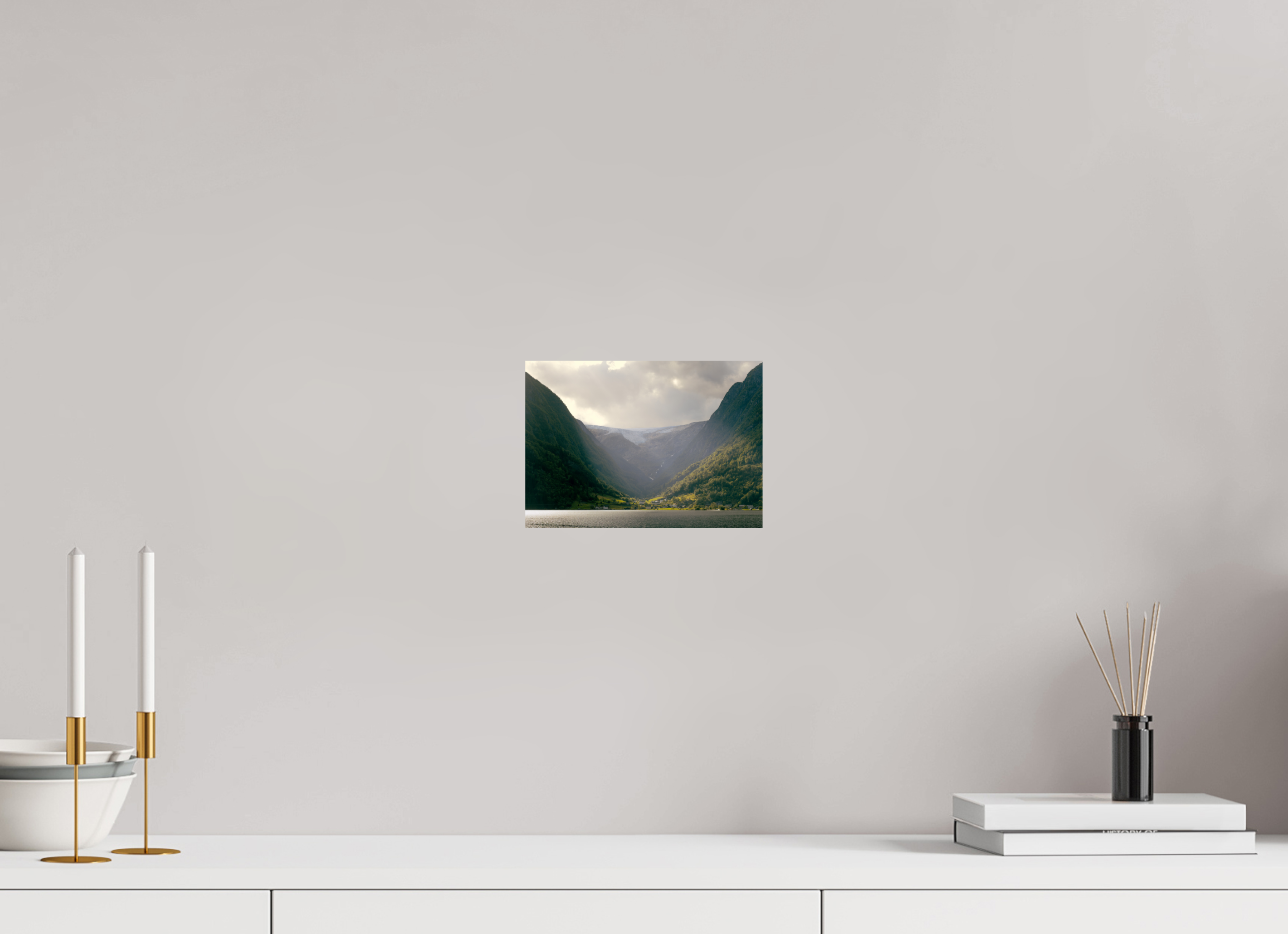 ISO A5 (21 x 14,8 cm), Photo Print On Fuji Crystal DP II From Glacier To Fjord